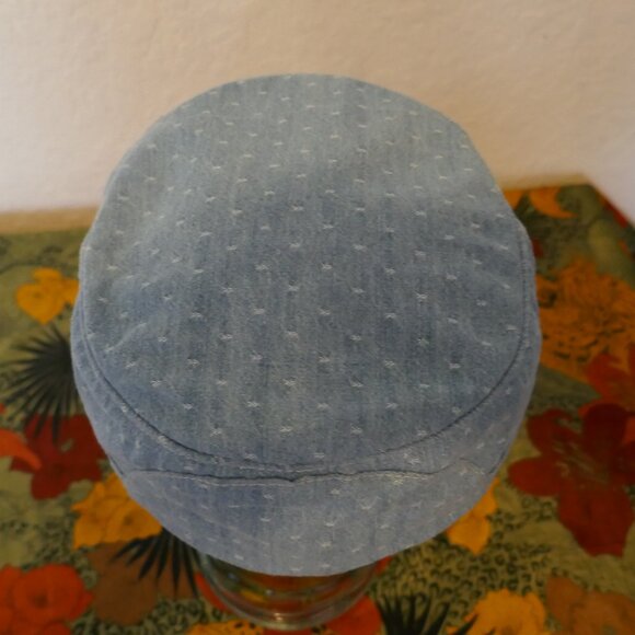 Levi's Levi Strauss & Co Signature Chambray Military Army Cadet Cap Hat Medium - Picture 7 of 14